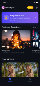 اسکرین شات 1 برنامه Cutout Pro