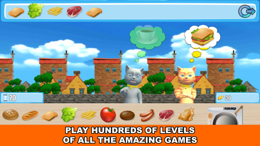 اسکرین شات 8 برنامه Talking Baby Cat Max Pet Games