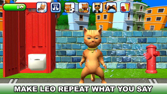 اسکرین شات 5 بازی Talking Cat Leo: Virtual Pet