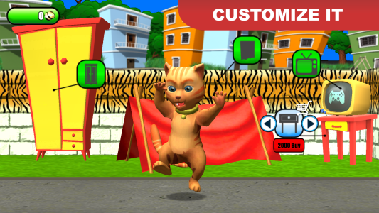 اسکرین شات 6 بازی Talking Cat Leo: Virtual Pet