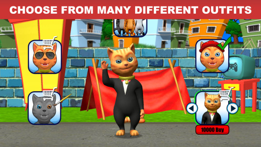 اسکرین شات 3 بازی Talking Cat Leo: Virtual Pet