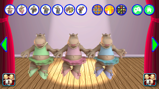 اسکرین شات 4 برنامه Talking Hippo Rock