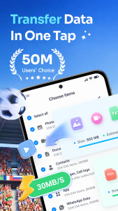 اسکرین شات 1 برنامه Data Transfer - MobileTrans