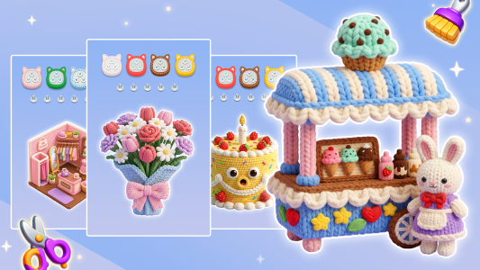 اسکرین شات 6 بازی Yarn Sort: Color Puzzle 3D