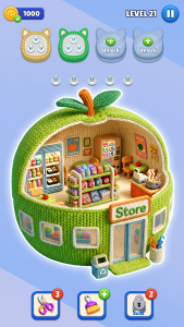 اسکرین شات 3 بازی Yarn Sort: Color Puzzle 3D
