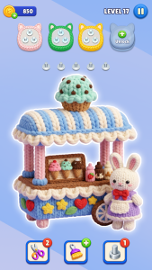 اسکرین شات 2 بازی Yarn Sort: Color Puzzle 3D