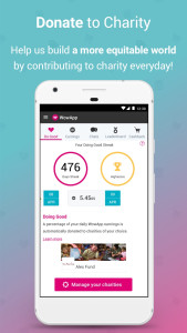 اسکرین شات 4 برنامه WowApp - Earn. Share. Do Good