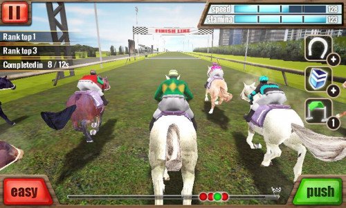 اسکرین شات 4 بازی Horse Racing 3D