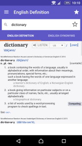 اسکرین شات 2 برنامه WordReference.com dictionaries