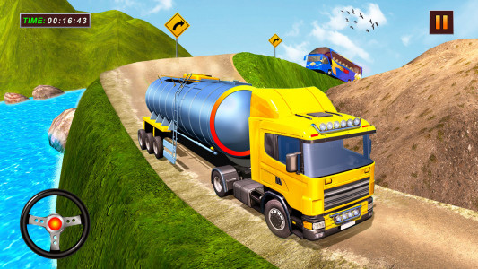 اسکرین شات 6 بازی Offroad Oil Tanker Truck Games