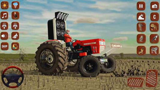 اسکرین شات 4 بازی Indian Tractor Game US Farming