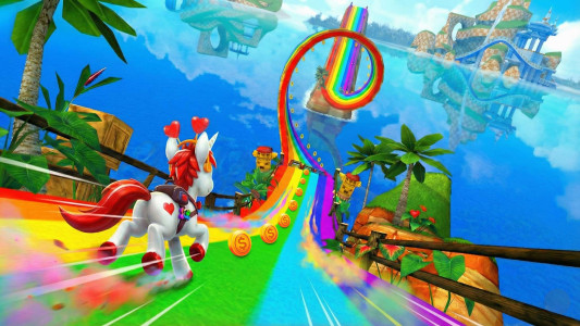 اسکرین شات 1 بازی Unicorn Kingdom: Run & Build