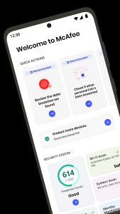 اسکرین شات 1 برنامه McAfee® Security for T-Mobile