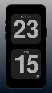 اسکرین شات 1 برنامه Flip Clock: World Clock