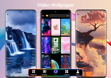 اسکرین شات 3 برنامه X Live Wallpaper - HD 3D/4D