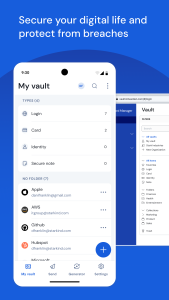 اسکرین شات 1 برنامه Bitwarden Password Manager