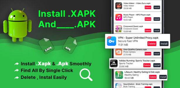 اسکرین شات 1 برنامه XAPK Installer: XAPK Installer