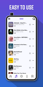 اسکرین شات 3 برنامه Xd Music: Offline Music Player