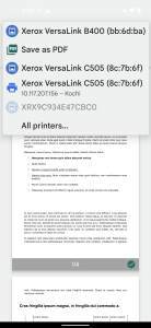 اسکرین شات 1 برنامه Xerox Print Service Plugin