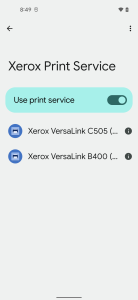 اسکرین شات 5 برنامه Xerox Print Service Plugin