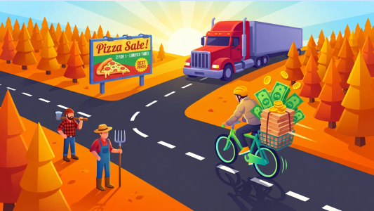اسکرین شات 7 بازی Pizza Dash: Moto Delivery