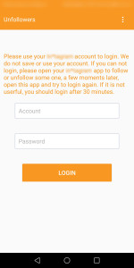اسکرین شات 1 برنامه Unfollow Users