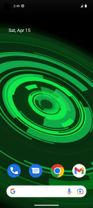 اسکرین شات 5 برنامه Holo Ring Live Wallpaper