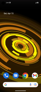 اسکرین شات 3 برنامه Holo Ring Live Wallpaper