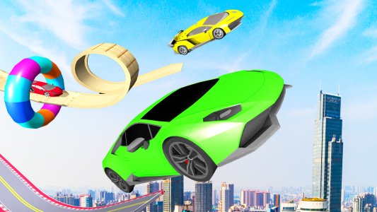 اسکرین شات 4 بازی Car Game Mega Ramp Stunt