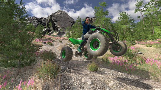 اسکرین شات 2 بازی Offroad Bike Car Game Quad 4x4