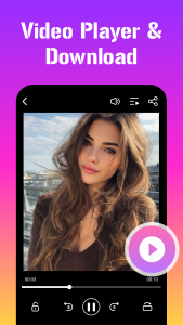 اسکرین شات 1 برنامه Xtra Downloader - Video Player