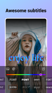 اسکرین شات 5 برنامه Music Video Maker - TapSlide