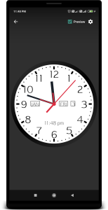 اسکرین شات 1 برنامه Analog Clock Live Wallpaper