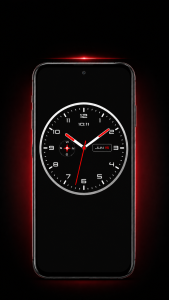 اسکرین شات 1 برنامه Clock Live Wallpaper