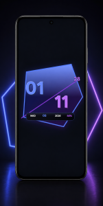 اسکرین شات 5 برنامه Digital Clock Live Wallpaper