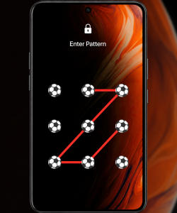 اسکرین شات 3 برنامه Photo Pattern Lock Screen