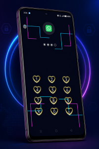 اسکرین شات 2 برنامه App Lock - PIN & Pattern Lock