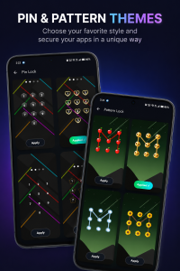اسکرین شات 4 برنامه App Lock - PIN & Pattern Lock