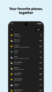اسکرین شات 8 برنامه Yahoo Weather: Forecast & Maps