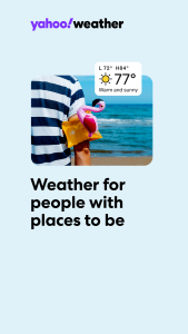 اسکرین شات 1 برنامه Yahoo Weather: Forecast & Maps
