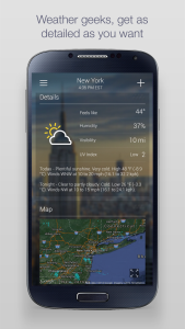 اسکرین شات 3 برنامه Yahoo Weather