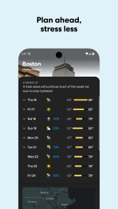 اسکرین شات 3 برنامه Yahoo Weather: Forecast & Maps