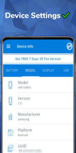 اسکرین شات 3 برنامه Device Information