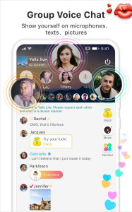 اسکرین شات 3 برنامه Yalla Lite - Group Voice Chat