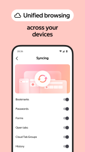 اسکرین شات 6 برنامه Yandex Browser with Alice AI
