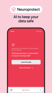 اسکرین شات 3 برنامه Yandex Browser with Alice AI