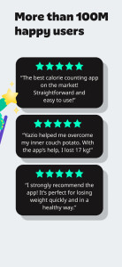 اسکرین شات 8 برنامه AI Calorie Counter by Yazio