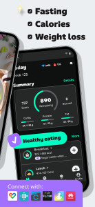 اسکرین شات 2 برنامه AI Calorie Counter by Yazio