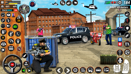 اسکرین شات 4 برنامه Police Moto Bike Chase Crime