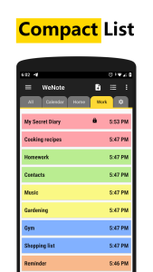 اسکرین شات 8 برنامه WeNote: Notes Notepad Notebook
